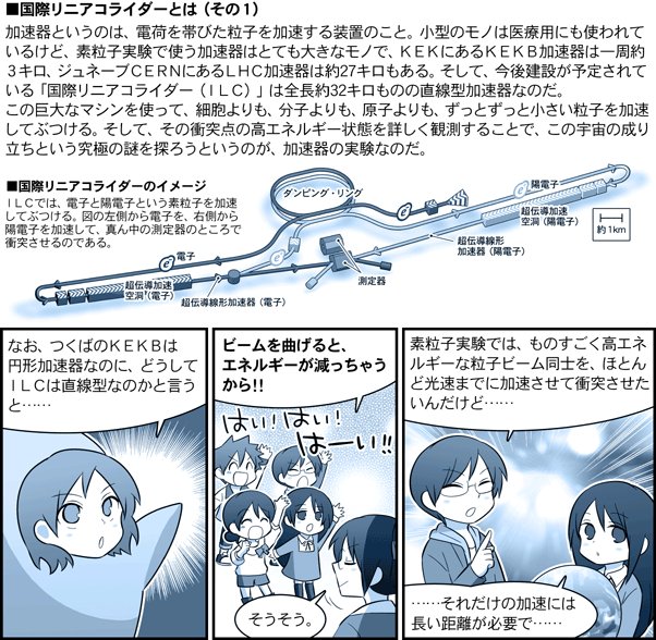 というわけでILC広報のタカハシさんに「カソクキッズILCサポーターズバージョン」のイラスト描くと約束しちゃったので、近々描かないと(笑)
なおILCについての詳しいことはカソクキッズの「ILC特番」を読んでね〜〜(笑)
https://t.co/HnYZfuC5oD
#ILCサポーターズ