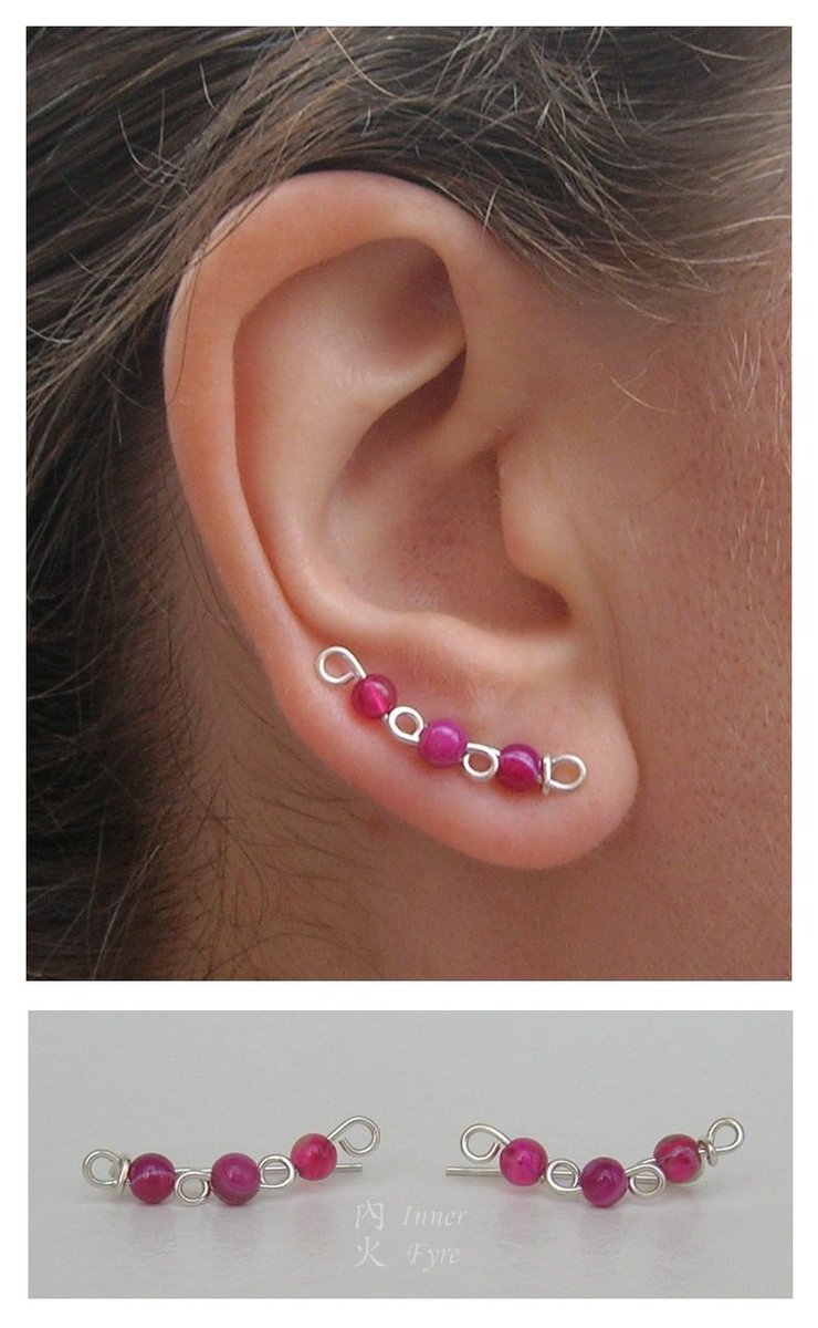 InnerFyre's tweet image. Ear sweeps made with #pink #agate #gemstones.
A variety of ear sweeps are available here in the colours of your choice:
jewellery.innerfyre.uk/Shop/EarSweeps
#crafturday #ukbiz #fashion #ukgifthour #ukweekendhour #flockbn #uksopro #londonislovinit #tweetmaster #brithour #womaninbiz #eshopsuk