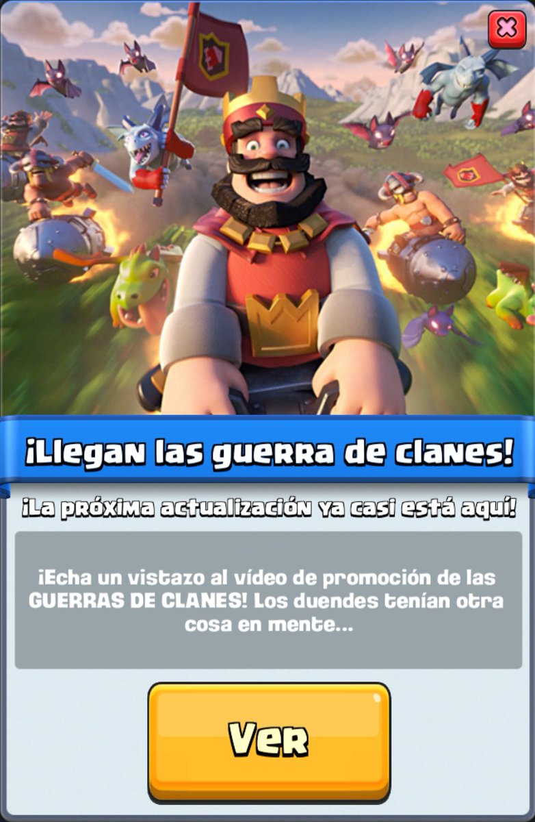 Wow wow wow! ¡Más spoilers sobre la pronta actualización de <a href="/ClashRoyaleES/">Clash Royale ES</a> ! Guerras de clanes, estaban confirmadas desde hace tiempo pero esta imagen nos dice que estamos cada vez más y más cerca... HYPE! 🏆🐺