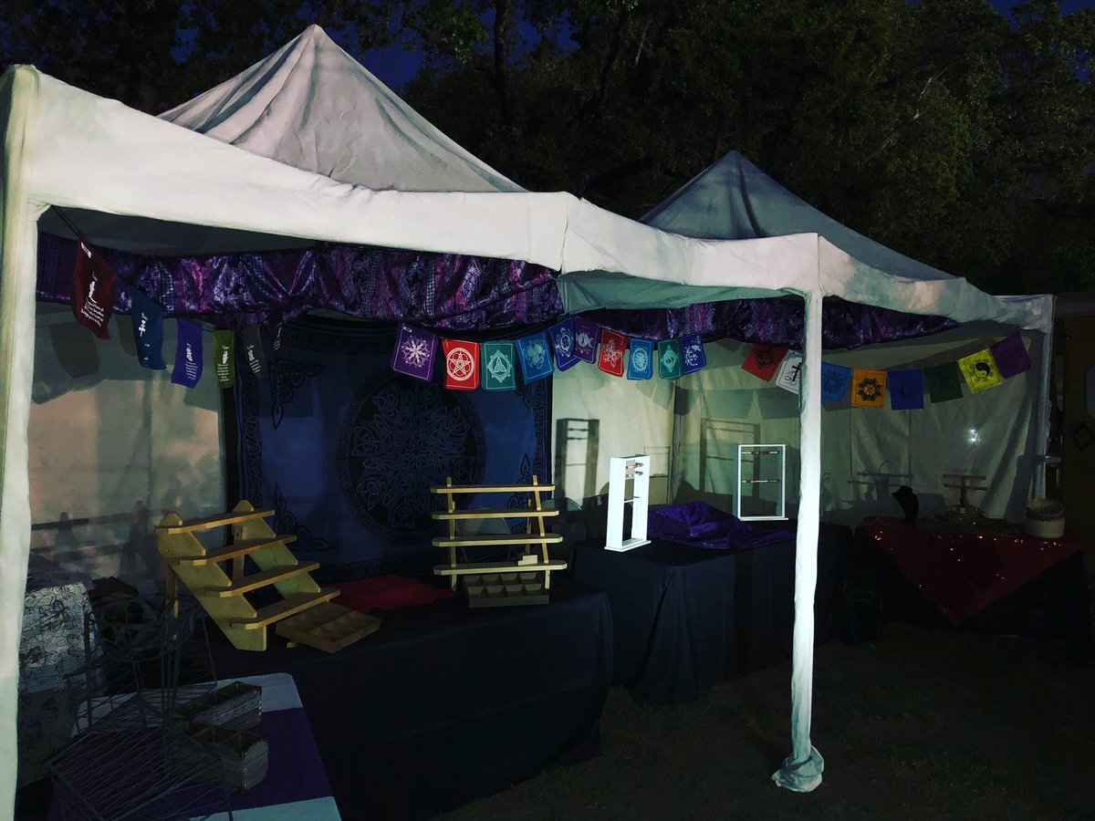 MysticalCeltic's tweet photo. Ready for the Ren Faire tomorrow ! All that’s left to do add a few more things to make it pop and set out all our products. #renfaire #itsgonnabegreat #celticslife #celticpride #wepros #buyourstuff #seeyouthere #witchonabudget #mysticalcelticheart https://t.co/t7foaQPxVX