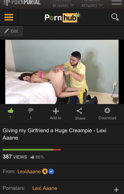 Come Check out our latest Hot video on @Pornhub I give my GF a Hot Huge Creampie.... link is Below!!<a href="/tag/mvsales"class="tags"><span>#mvsales</span></a>