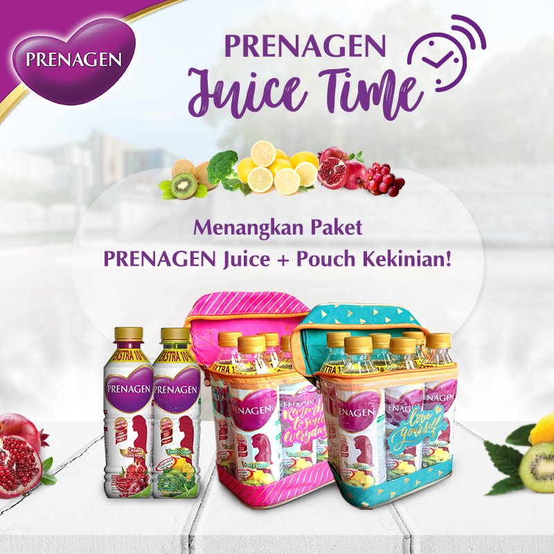 PrenagenWorld's tweet photo. Mau dapetin paket menarik dari PRENAGEN? Yuk, ikuti #PRENAGENJuiceTime, Bu. Cek pertanyaannya di: https://t.co/F5KAFfZyZF dan langsung jawab pada kolom komentar Facebook page PRENAGEN World. Jawaban ditunggu hari ini hingga pukul 14:00 nanti ya, Bu. https://t.co/qIqJR59mOO