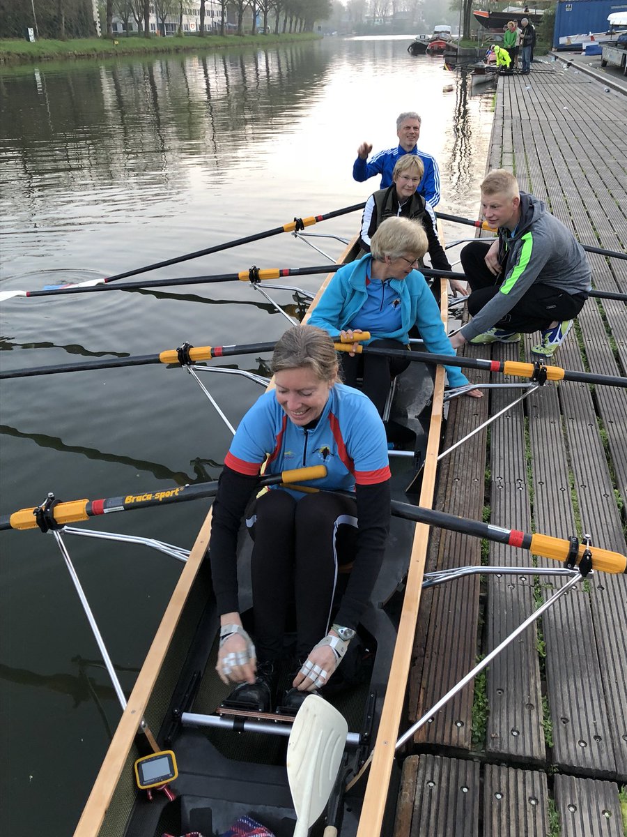 We zijn los! Alle boten zijn vertrokken vanaf de Utrechtse Roeivereniging Viking voor de Hart van Holland 2018! #hvh2018
