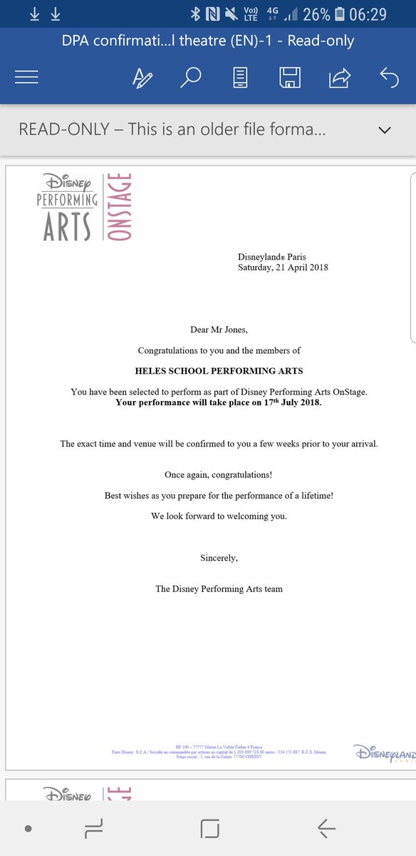 It's been confirmed! Disney land Paris here we come!