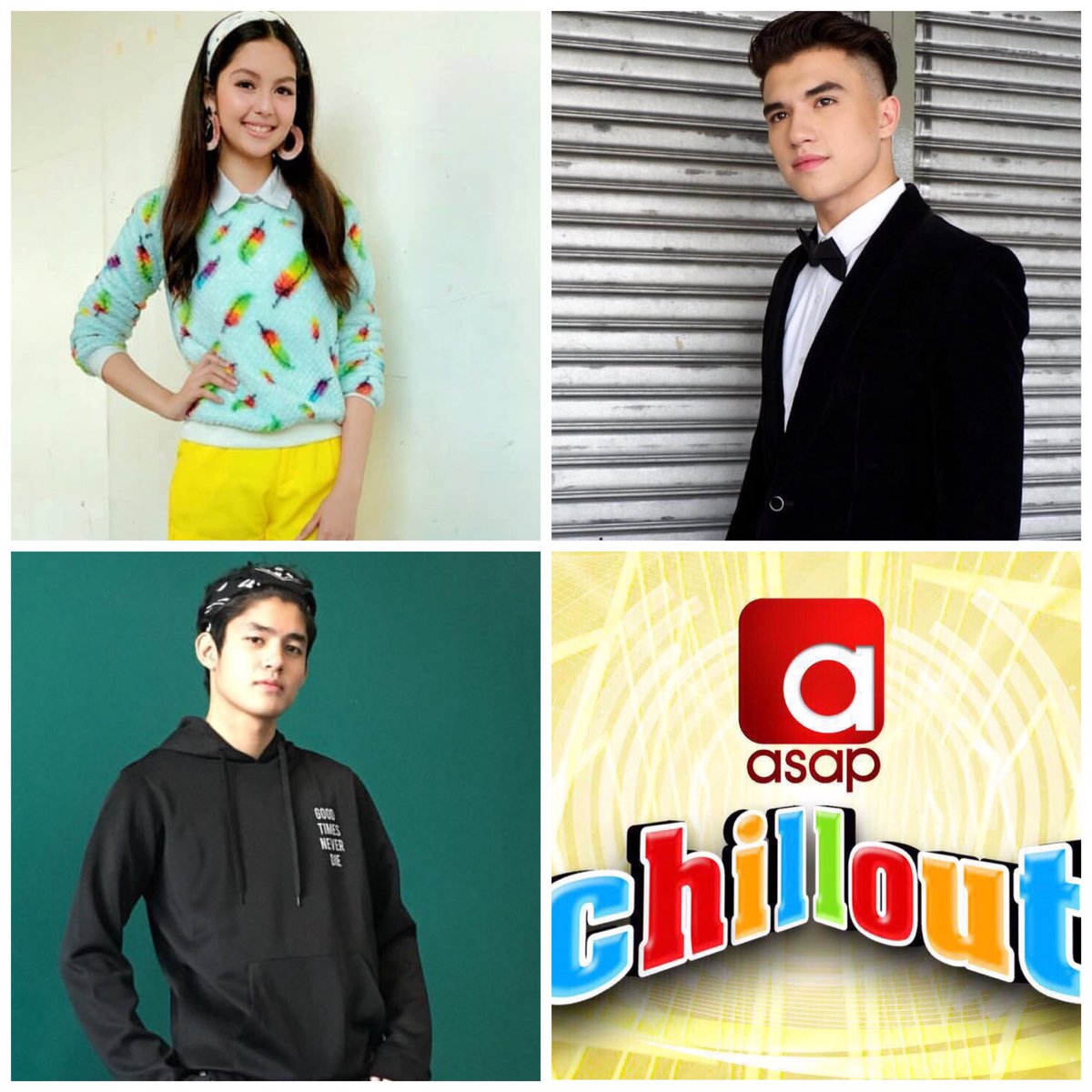 ASAPOfficial's tweet photo. ASAP CHILLOUT: Makakasama rin natin sa fun bonding and kwentuhan bukas sina Markus, Chantal and Grae sa https://t.co/deUKb9FRsa! 💛 https://t.co/8EnKO0mR9W