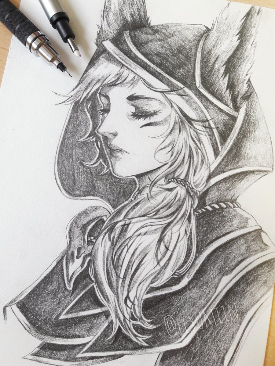 kohee_png's tweet photo. Old Xayah Sketch I did last year 🐤🐥🐤🐥
#xayah #leagueoflegends #birb #sketch #illustrationart  #traditionalart #pencilart https://t.co/1bIQfEyOt6