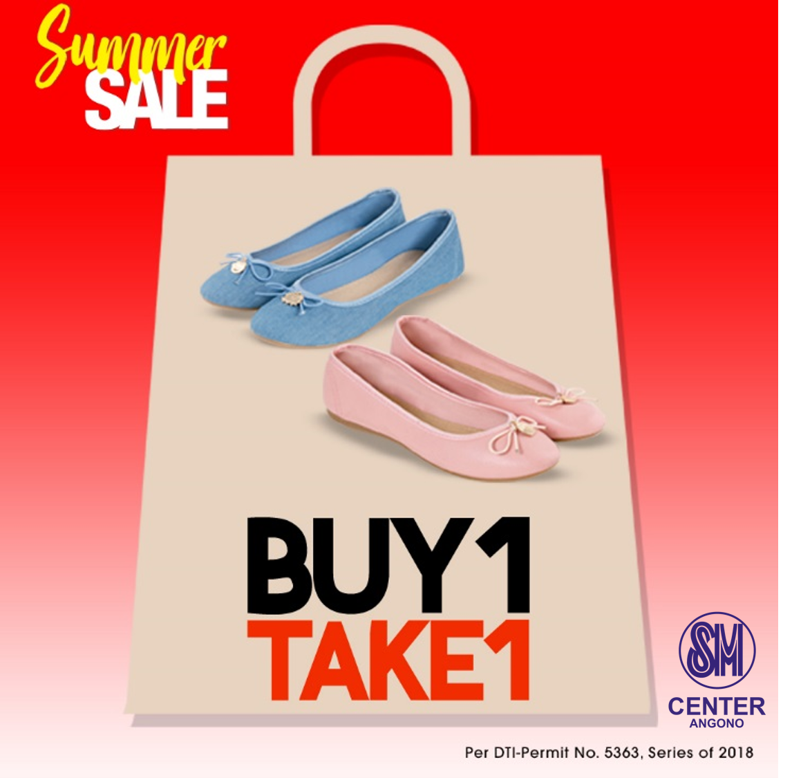 smcenterangono's tweet image. Summer is more fun with Simply Shoes because we are on SALE!

Visit Simply Shoes located at  SM Center Angono and get up to 50% off on great selections.
 
Per DTI-Permit No. 5363, Series of 2018.
 
#GreatShoes #AffordablePrices #YourEverydayShoeStore #SummerSale #SimplyShoesPH