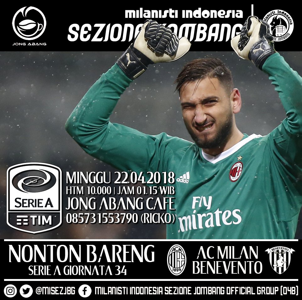 MISezJBG's tweet photo. #NobarJombang 
#MilanBenevento. Monggo merapat 🔴⚫

#NobarMIJatim #InfoNonbar @MilanistiOrId https://t.co/zmJk0oZnj7
