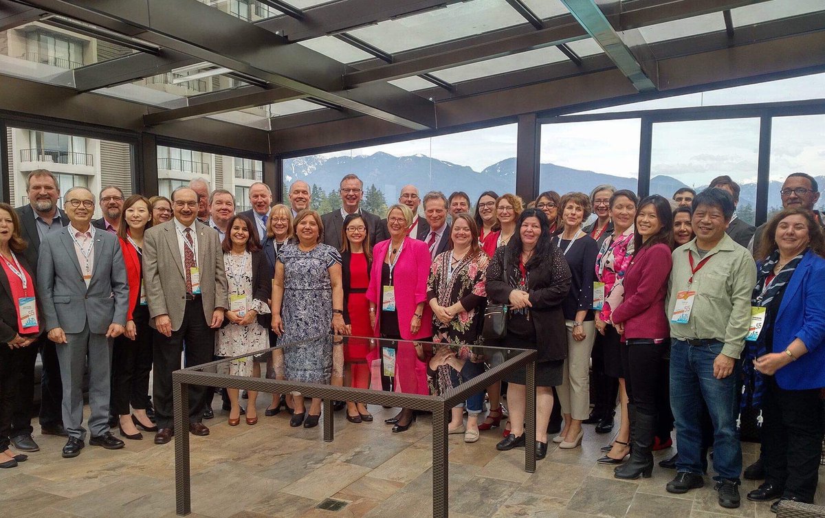 DarcyJudy's tweet photo. A joyful experience to take part in #cupebc18 with my Cabinet & Caucus colleagues, see so many wonderful friends — and hear first speech ever by a BC Premier to @cupebc convention! @jjhorgan rocked it! #bcpoli @paulfaoro @TDaviesCUPEBC https://t.co/aD22hZmelb