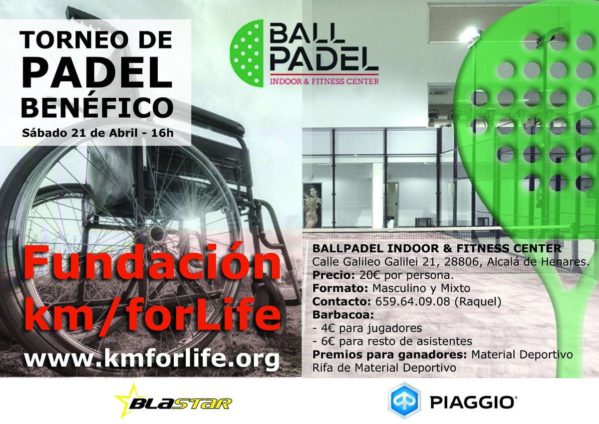 CastiRufi's tweet photo. Hoy a las 20:00 estaremos realizando Exhibición en el Torneo Benéfico a favor de nuestros amigos de Km/Forlife en Alcalá de Henares.
#StarVie #EstrellaDamm #Munichsports #Carefisioterapia #VíctorCarreton #FundacionDamm #AlbertoPacho https://t.co/I4vA19PSzR