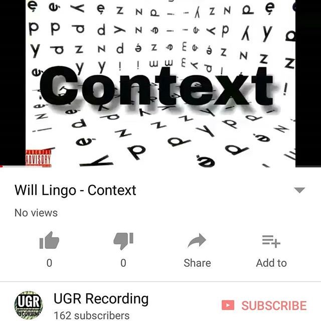 Reposting @will.lingo:
New Track up. 
#rap #rhyme #rappin #rapper #music #music2018 #rap2018 #willlingo #youtube #youtubemusic #youtubrchannel #indipendentmusic #indierap #undergroundhiphop #hiphop #undergroundmusic