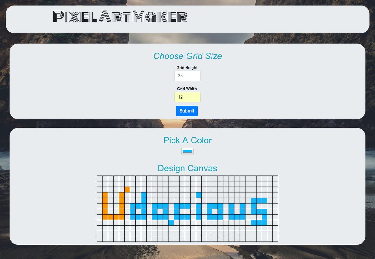 Saravanan On Twitter Today I M Finished My Pixel Art Making Project For Front End Nanodegree With Javascript Udacity Googleindia And Googleudacityscolarship It Was Really Challenging For Me And Learned Some Techniques With Js But,Drawing A Line In The Sand Origin