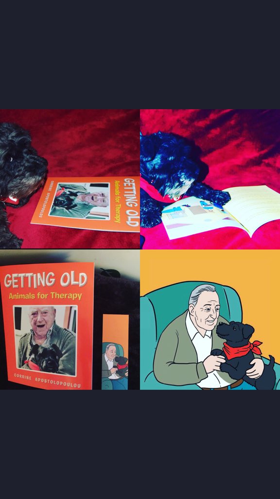 animalsfordeme1's tweet photo. Our book is available now to order from our website #gettingoldbook #bobanddarkie #animaltherapy #dementiaawareness #helpinganimals #helpingvunerablechildren #helpingelderly https://t.co/AlrJ7a8SPF