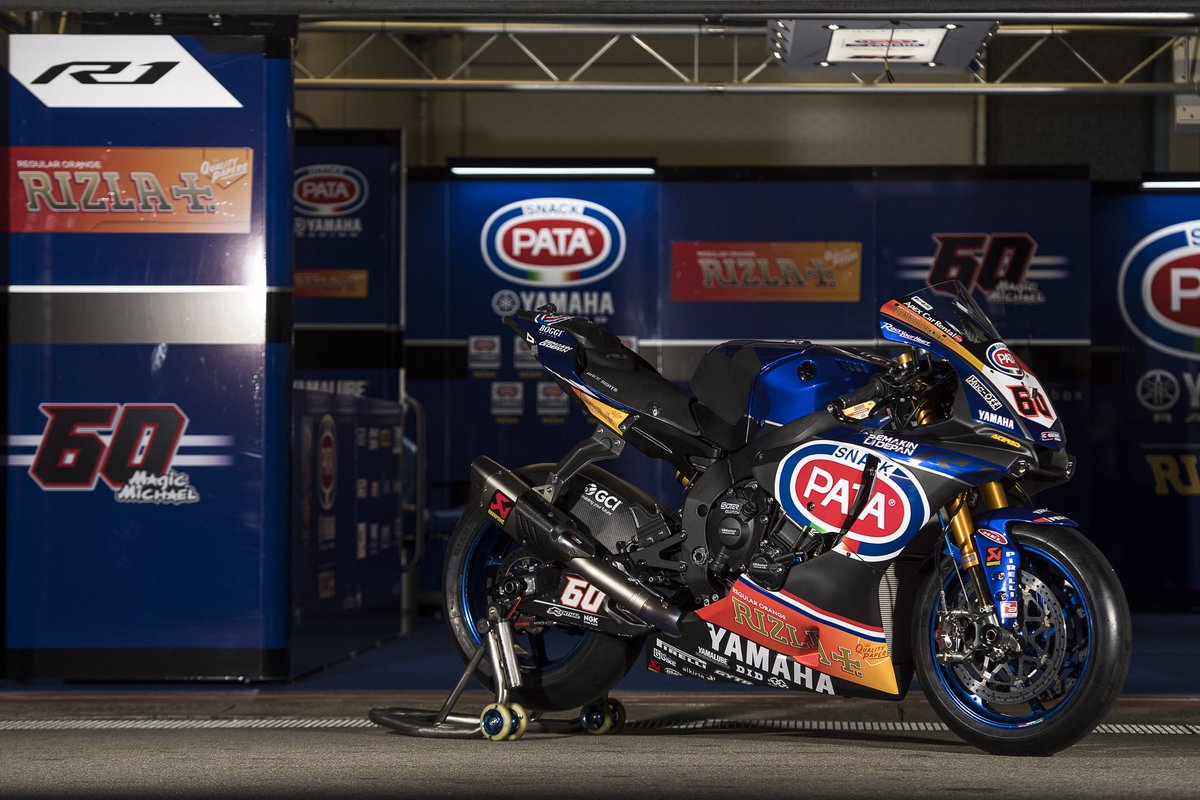 PataMaxusYamaha's tweet photo. Here it is! A different look for this year @mickeyvdmarkβs special #RizlaRacing Assen livery - what do you think?! π³π±
#Rizla #YamahaRacing #DutchWorldSBK #DutchOrange https://t.co/o7JHQTvp4b