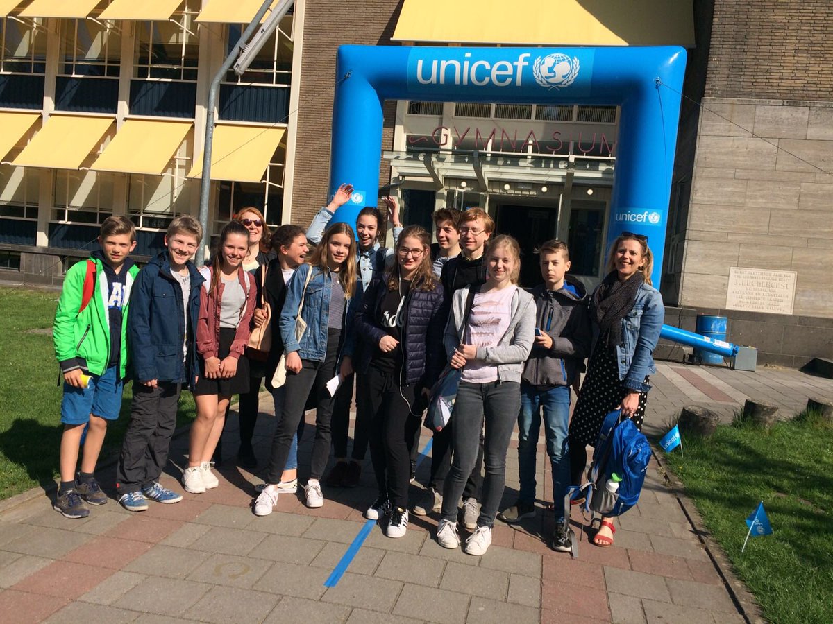 Debatteam aangekomen in Arnhem. #unicefdebat