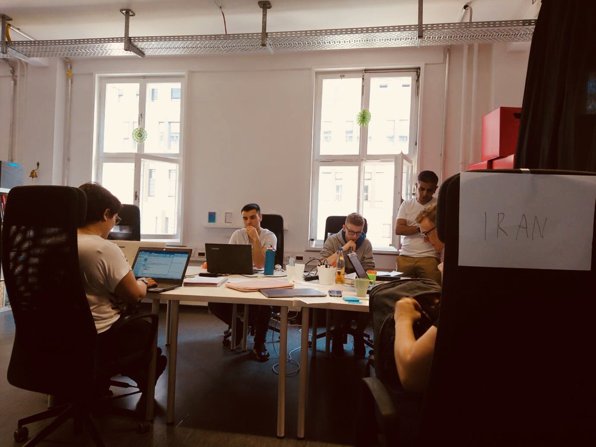 Techfugees's tweet photo. Design thinking phase this morning in #Berlin’s humanitarian #hackathon 🤓👩‍💻🤖
#TFBerlin #TFhack #ReDihack #Tech4refugees  
@ReDISchool @NRC_Norway @here https://t.co/CHcLyGoVT9