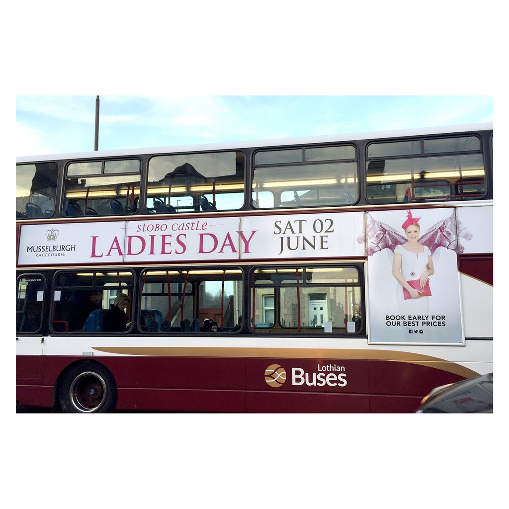 In the pink! That feeling when you see your hat on billboards and buses! Huge thanks to <a href="/MusselburghRace/">Musselburgh Racecourse</a> and <a href="/satisfashionEd/">satisfashion.co.uk</a> for featuring my hat in their #ladiesday campaign - looking forward to the big day!