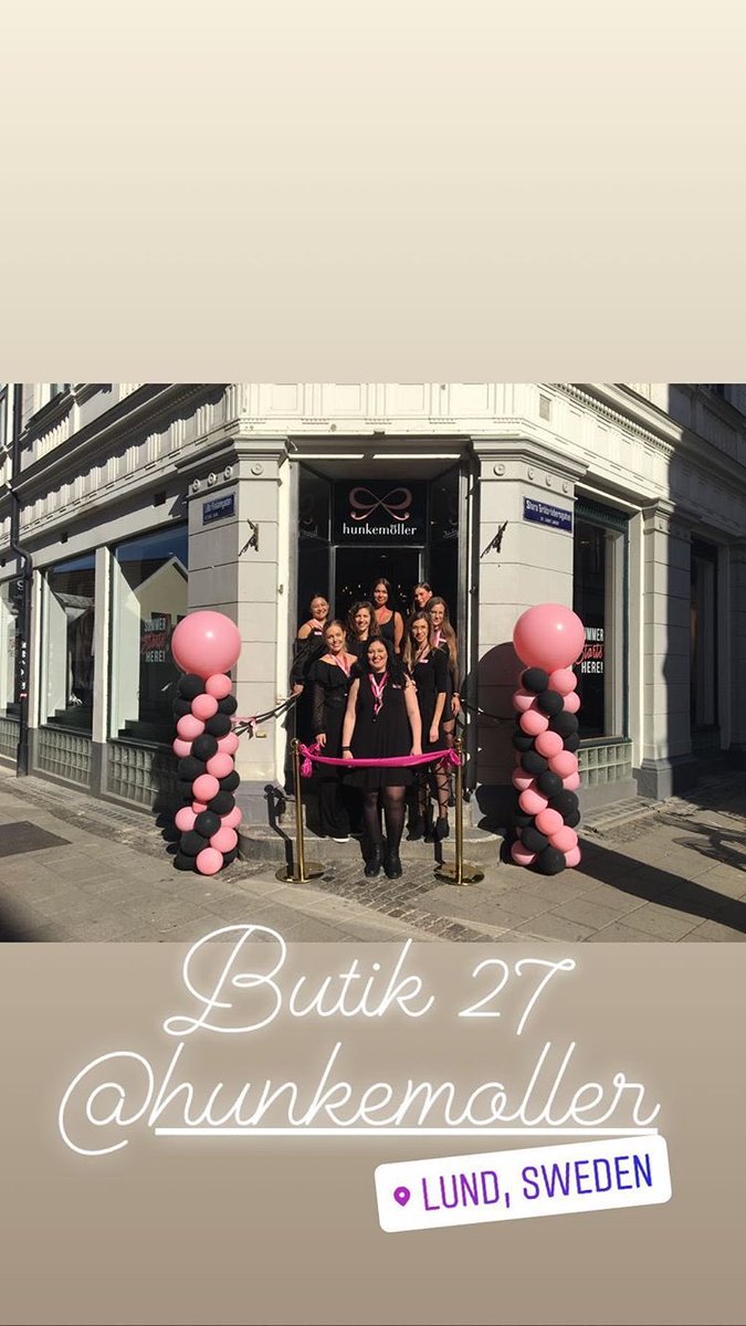Fantastic Opening in Lund yesterday, store number 27 is on the Swedish map! Congratulations Rebeka &amp; your great team! <a href="/P_Mountford/">Philip Mountford</a> @SorenThomsenHKM <a href="/Vi_Patel1/">Vi Patel</a>
