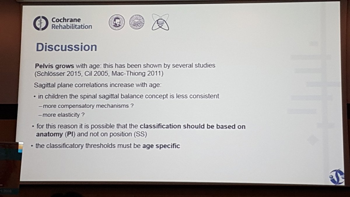 CarlotteK's tweet photo. @ProfNegrini presents new PI based sagittal classification for AIS during growth @SOSORTgroup #SOSORT2018 https://t.co/uQAQXFco15