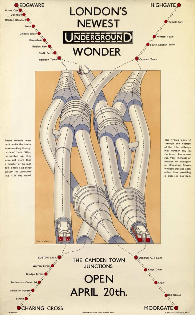 Смотрите, какие крутые плакаты делали для лондонского метрополитена в начале 20 века