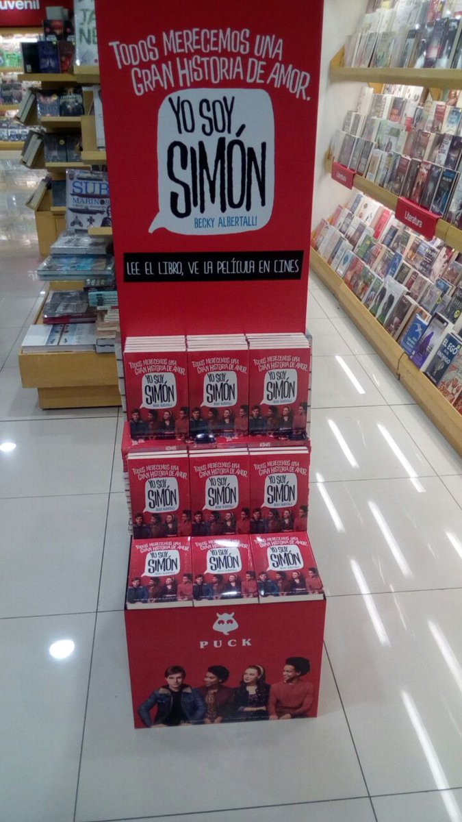 UranoPeru's tweet photo. #YoSoySimon ya esta invadiendo las librerías de Lima ¡Así que si aún no han leído esta historia corran a su librería más cercana a encontrarla 😍! #EdicionesUranoPeru

@pucklatam @leoonel__ https://t.co/UTVSsYl7uD
