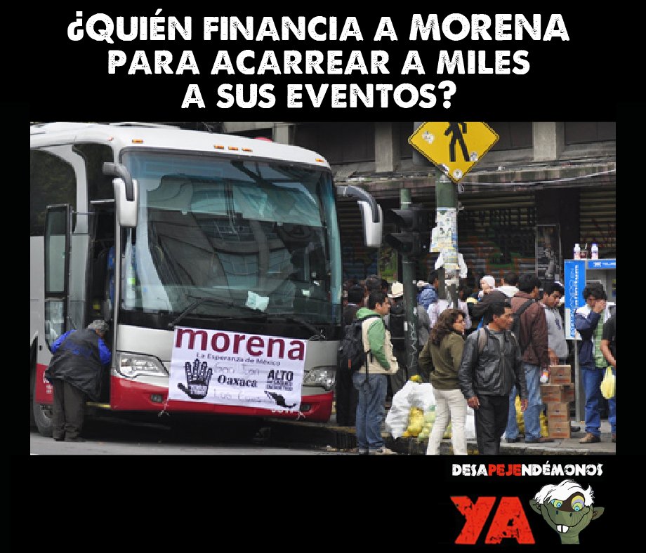 Usted también se pregunta cómo llegan y movidos por qué o quién... A desapejendejarlos