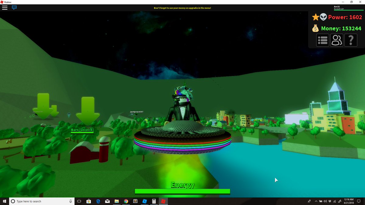 Are31 On Twitter Find Me In Alien Simulator Servers All Day Today 4 21 Https T Co Wigyvtcteo - new city alien simulator roblox