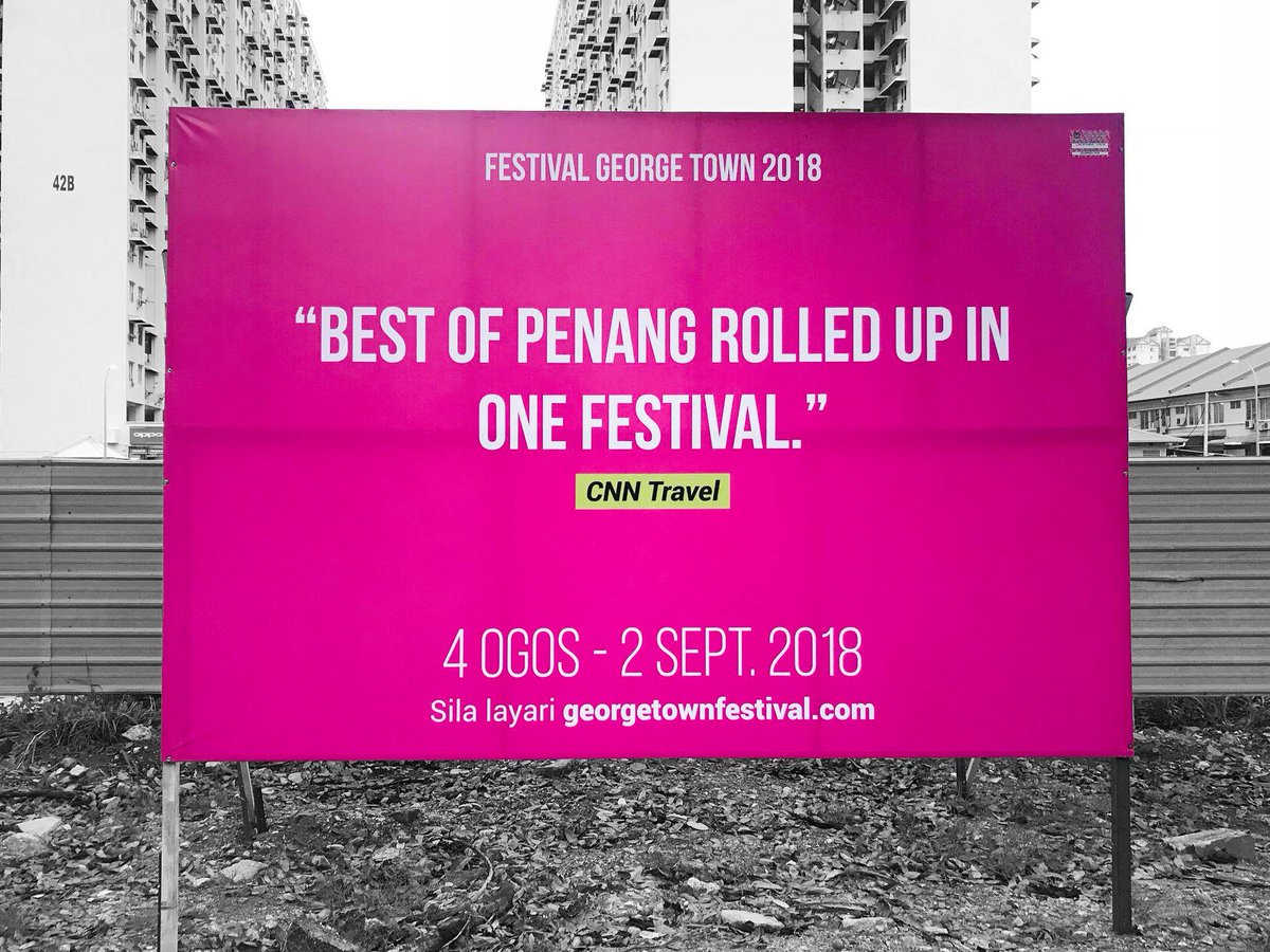 GT_Festival's tweet photo. Have you spotted our Three Billboards Outside Macallum, #GeorgeTown?😁

If these three reasons don't tempt you, we can think of many more that will. #GeorgeTownFestival will take place 4 Aug-2 Sep🎉#GTF2018

#penang #pulaupinang #festival #filmfan #homage #filmhomage #comevisit https://t.co/89ZLTfHY3X
