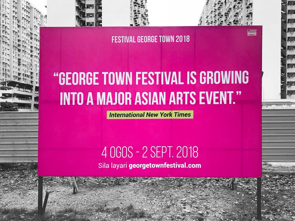 GT_Festival's tweet photo. Have you spotted our Three Billboards Outside Macallum, #GeorgeTown?😁

If these three reasons don't tempt you, we can think of many more that will. #GeorgeTownFestival will take place 4 Aug-2 Sep🎉#GTF2018

#penang #pulaupinang #festival #filmfan #homage #filmhomage #comevisit https://t.co/89ZLTfHY3X