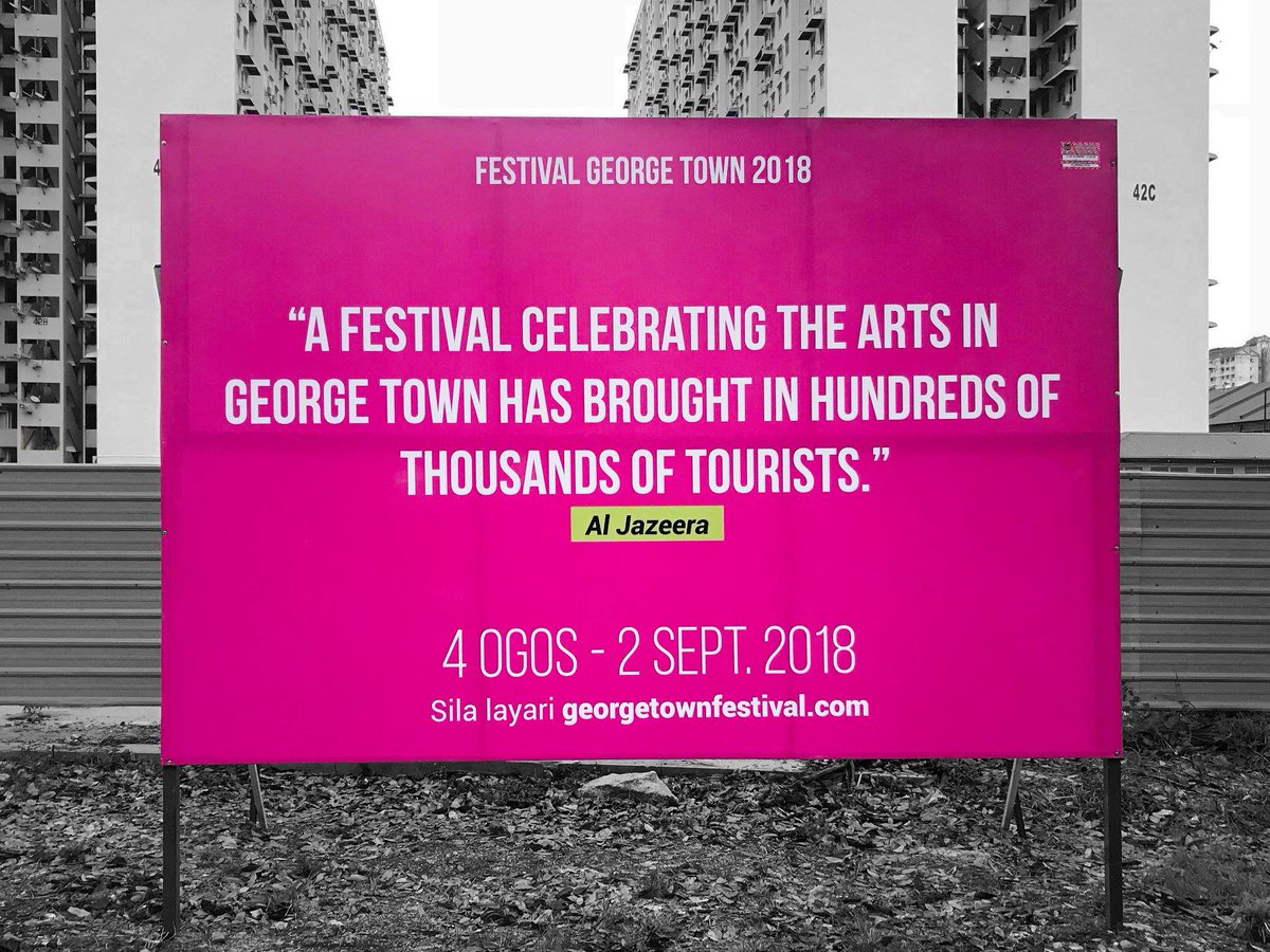 GT_Festival's tweet photo. Have you spotted our Three Billboards Outside Macallum, #GeorgeTown?😁

If these three reasons don't tempt you, we can think of many more that will. #GeorgeTownFestival will take place 4 Aug-2 Sep🎉#GTF2018

#penang #pulaupinang #festival #filmfan #homage #filmhomage #comevisit https://t.co/89ZLTfHY3X