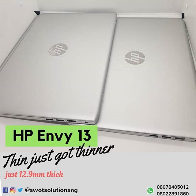 swotsolutionsng's tweet photo. ::: Powerful Performance With No Compromises:::
Mint Like New #HP #Envy 13 Intel Corei5-6200U @ 2.4ghz 512gb SSD
8gb Ram
13.3" Screen
Windows 10
Webcam
WiFi
Backlit Keyboard
Fingerprint
Bangs &amp; Olufsen

Price - ₦255,000

#Swottech #Swotsolutionsng #Gadgets #Electronics #Nige… https://t.co/bcJvut5rhw