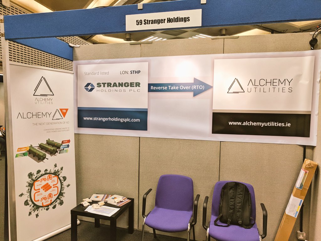 AlchemyUtility's tweet photo. It might be gloriously sunny outside but why not come and check us out at the @UKInvestorShow today at the QEII Centre, Westminster https://t.co/eLuKe3eRCA
