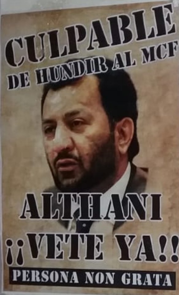dathaguy's tweet photo. @ANAALThani @MalagaCF Has abandonado al Málaga CF sinvergüenza, en Málaga nadie te quiere, simplemente los socios queremos que nos dejéis en paz tú y tus hijos, sólo chupais del bote sin dar un palo al agua a costa de un equipo al que estáis humillando, saqueando y deshonrando en beneficio propio. https://t.co/4xftH3BQit