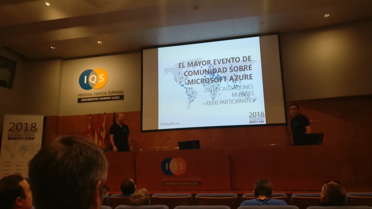 axeldotnet's tweet image. #GlobalAzureBootcamp2018 starting now!