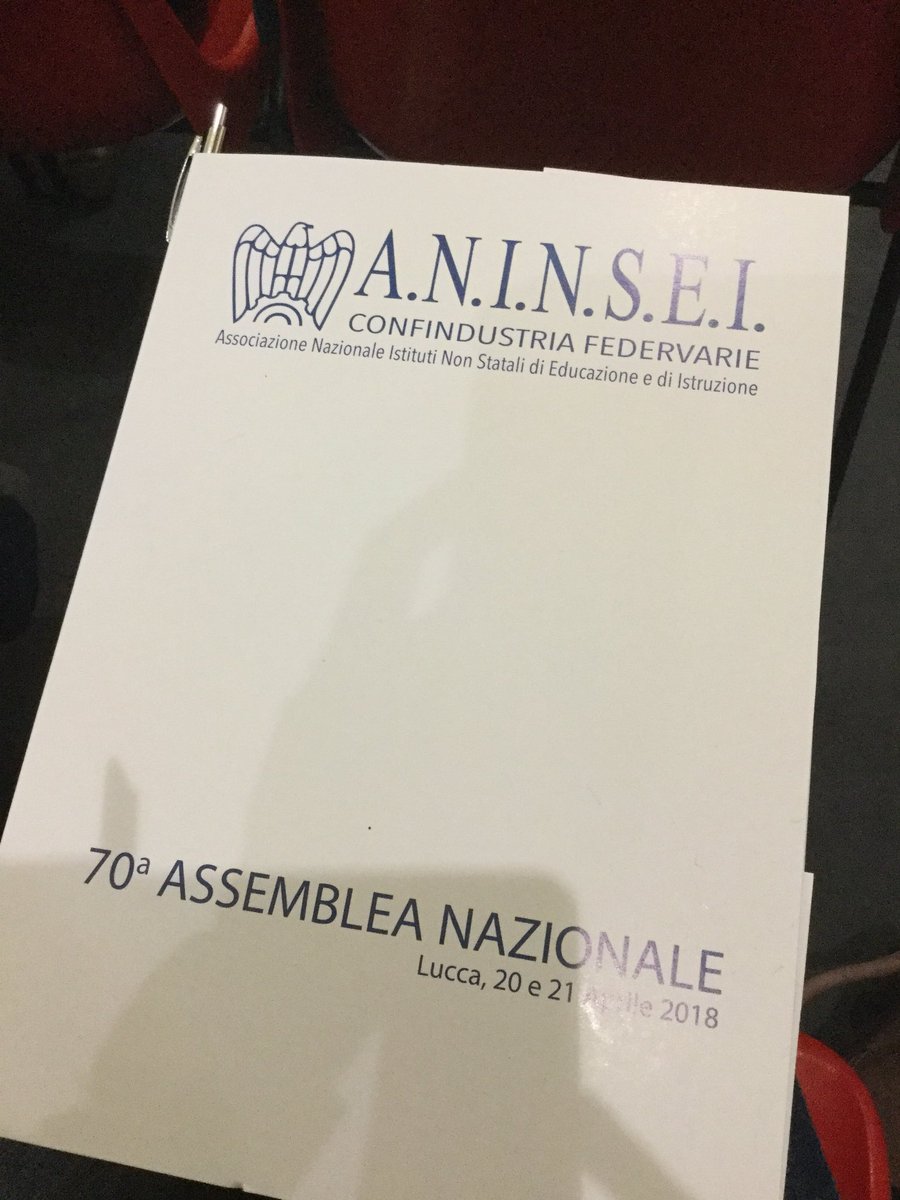 LICOS_IDEA's tweet photo. Settantesima Assemblea Nazionale, Lucca 20 e 21 aprile 2018: noi ci siamo. #conlascuolaperlascuola @DeamicisIdea @giuliom06 @massastefa https://t.co/1mX7WP0Tq8