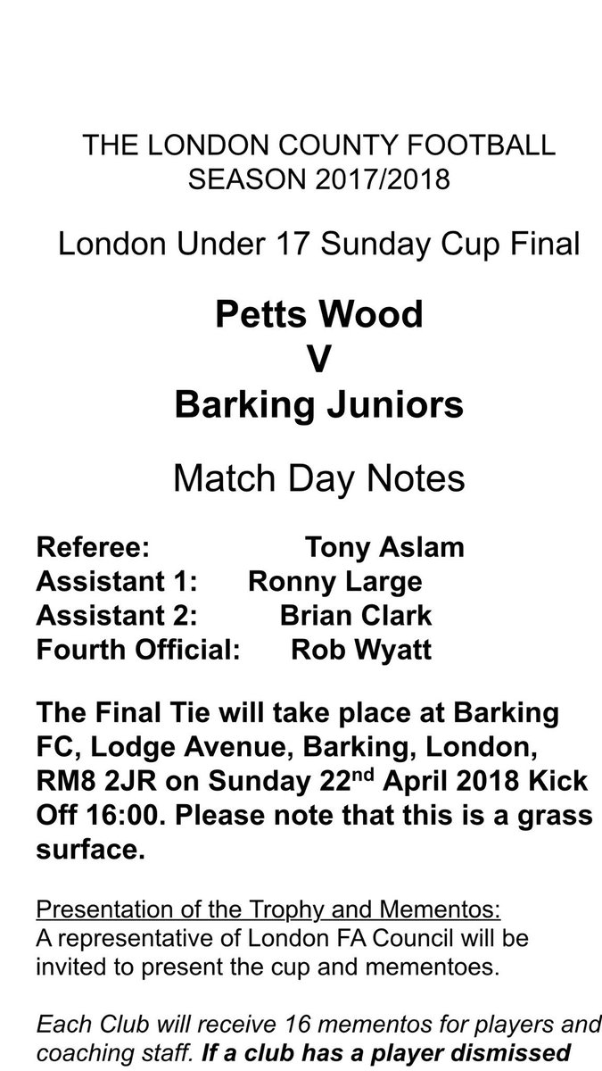 Petts Wood Football (@fcpettswood) on Twitter photo 