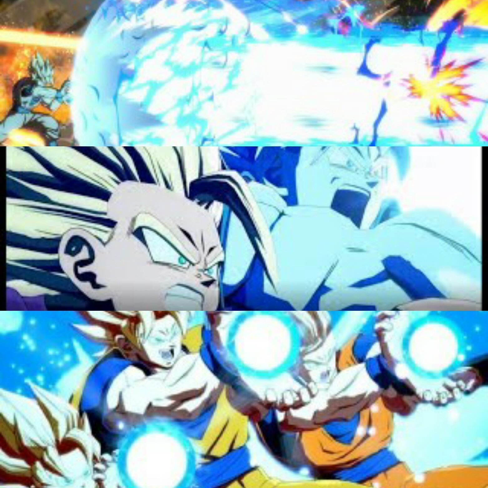 Twitter 上的 第０宇宙の倍身勝手界王拳を極めし神人サイタマ 超かめはめ波 親子かめはめ波 兄弟かめはめ波 気力が７本必要ですが 威力がありdbファン なら感動する連携 この連携でフィニッシュ したいですね ドラゴンボールファイターズ