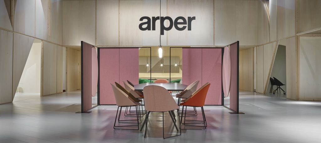 arperofficial's tweet photo. Today and tomorrow, @isaloniofficial is open to the general public. Come explore our world of values at Pavilion 16 C29-D30 and share your perspective with Arper! #ArperValues https://t.co/BgTiHRtcAJ