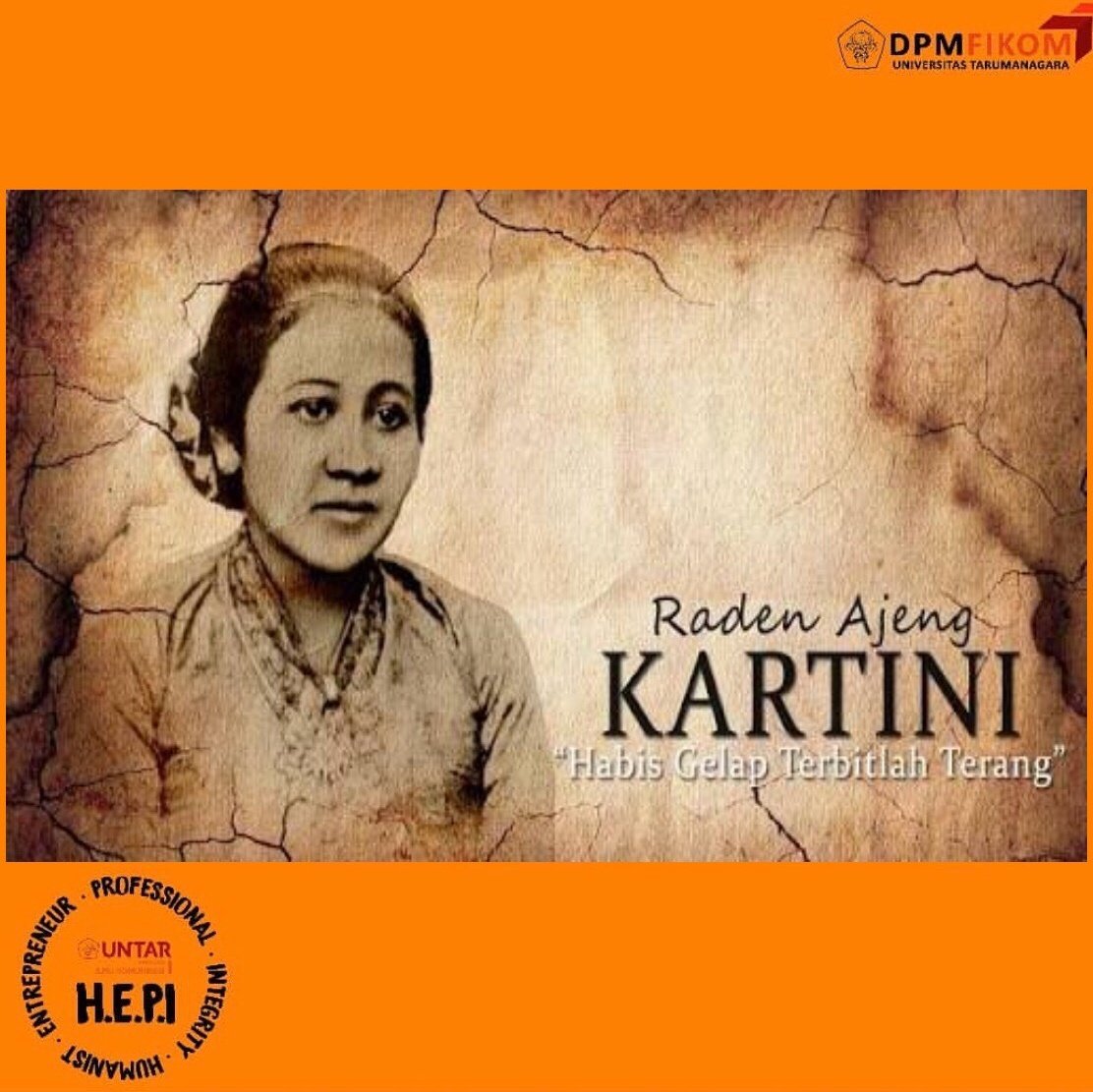 NYALAKAN API SEMANGATMU PEREMPUAN INDONESIAA ! 
DPM FIKOM UNTAR MENGUCAPKAN SELAMAT MEMPERINGATI HARI LAHIRNYA IBU KITA KARTINI ..