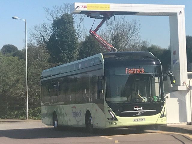 KentElectricBus's tweet image. Just three weeks left to try the #kentelectricbus! Timetable and further information can be found at buff.ly/2I5hyFq. Please tweet us your comments about the bus, we are keen to hear your views. @prologisuk @ABBUKEP @VolvoBusUK @ArrivaKent