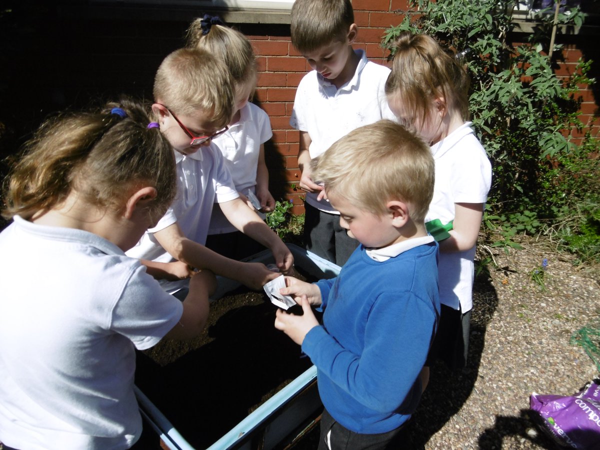 Working outdoors is so much fun! The Giraffe Class have been planting seeds, making maps and setting up the weather station. It's going to be a busy summer term! 😀🥀🌍🌞