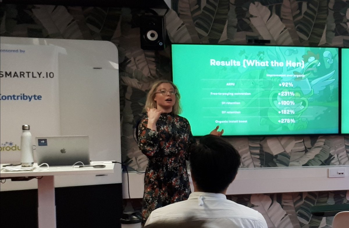 AnttiTSuvanto's tweet photo. What kind of results +92% of ARPU with influencer marketing! Heini Vesander #pcamphki https://t.co/nnVyHYOIkr
