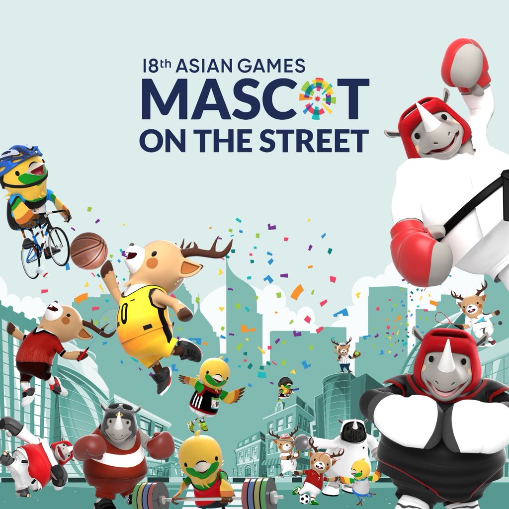 BESOK! #AsianGames2018 Macot On the Street datang lagi! Ayo ajak orang-orang terdekat mu untuk berfoto dan berjoget bersama Bhin Bhin, Atung, dan Kaka! Jam 8 Pagi di Bundaran HI - Car Free Day Jakarta. Sampai jumpa!