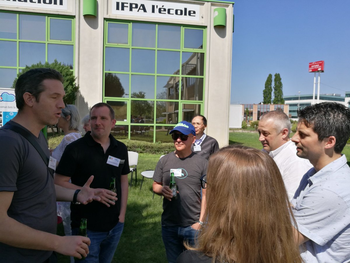 Repas en plein air au #GAB2018 #Globalazure