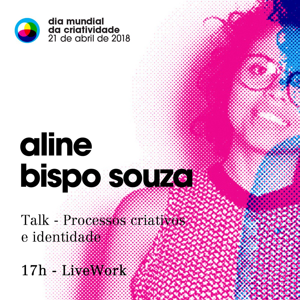 aalinebispo's tweet photo. É hoje gente!
Também participo do #diamundialdacriatividade 
#dmc #dmcsp
#linocasouza
#ideafixa 
#identidade 
#criatividade
#processoscriativos https://t.co/bwdhu65nCF