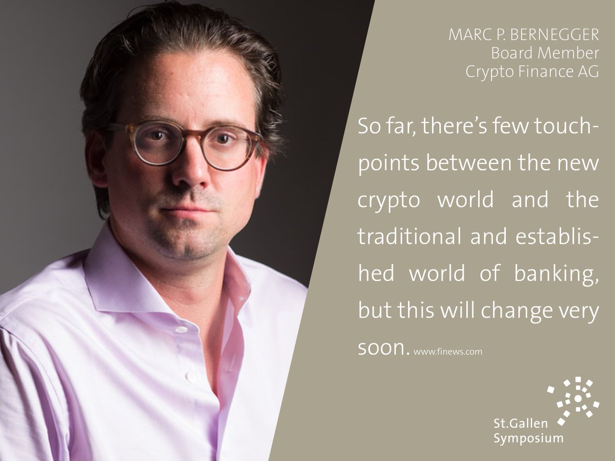 SG__Symposium's tweet photo. Swiss Fintech entrepreneur and co-founder of various technology-related companies @marcpbernegger will discuss crypto assets and their impact on a world #beyondwork. #48sgs https://t.co/9UtPb5JiKP
