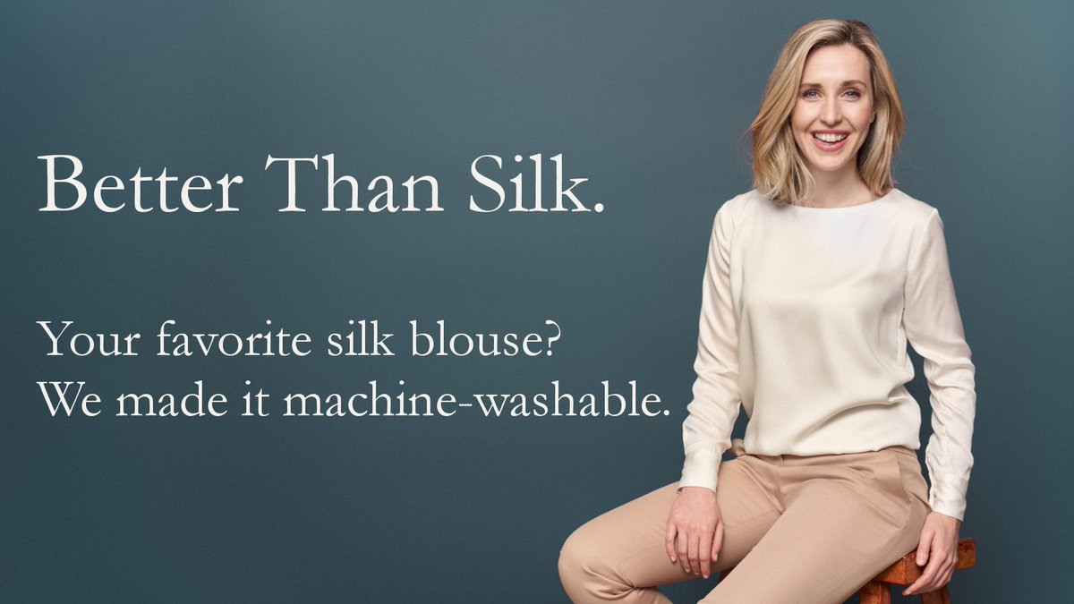 citizensmark's tweet photo. This #EarthDay, meet our latest luxury ethical fashion innovation, Better Than Silk: https://t.co/3r9YDC7hyR https://t.co/86VU8ahVbK