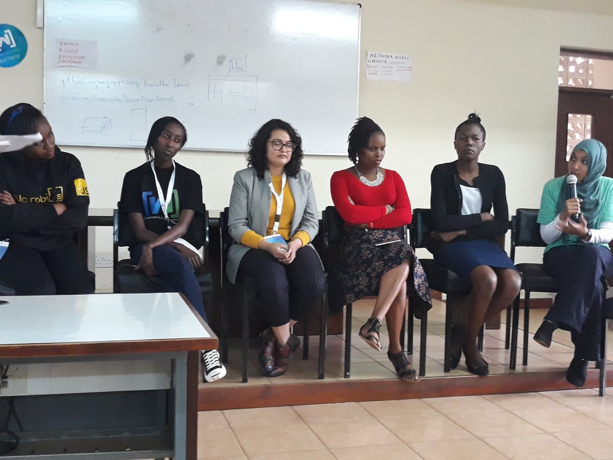 Wanza_r's tweet photo. #WTMExtended #WTM18 #IWD18 @WTMNairobi @WomenTechmakers @WTechmakersUoN
Time for the panel https://t.co/h7Q6IHB5JC