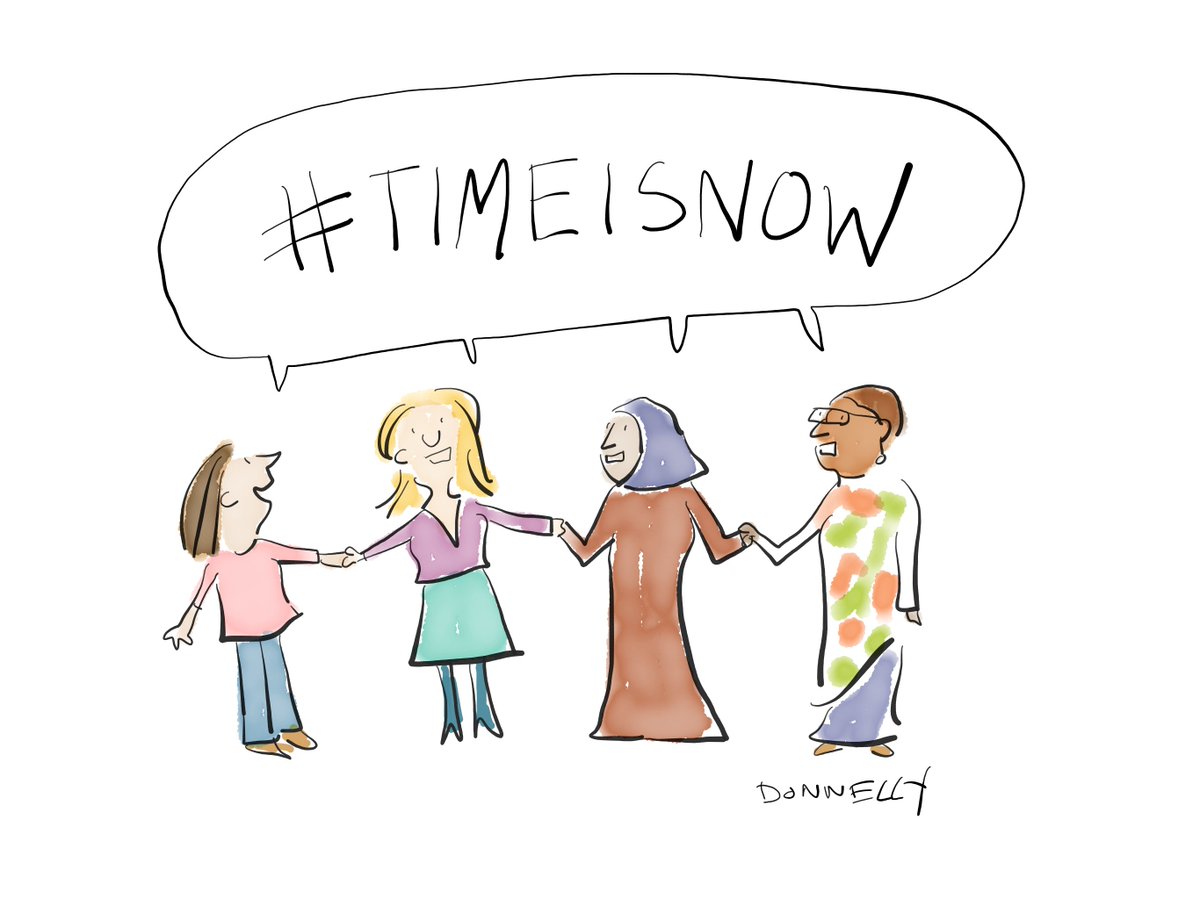 UN_Women's tweet photo. The #TimeIsNow to use creativity &amp; innovation to fight gender stereotypes &amp; achieve gender equality! #WCID

✏️: @lizadonnelly https://t.co/441AeMr3fY
