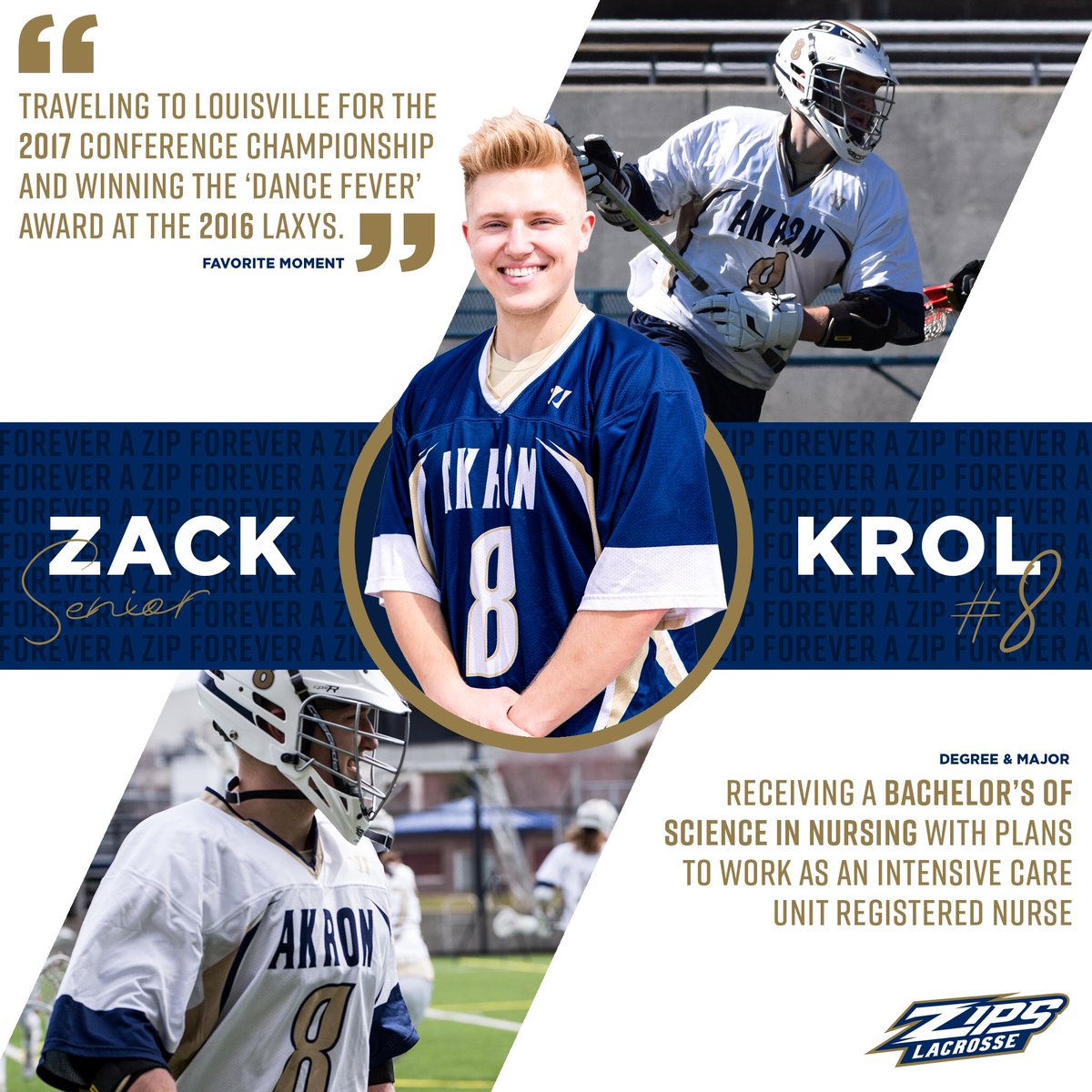 ZipsMLAX's tweet photo. 🚨Senior Day #ZipsGameday is here for the Regular Season Finale!🚨

Akron 🆚 Bowling Green
🏟 UA Shrank Field
⏰ 3:00 PM
🕊 LIVE here on Twitter
🎓 Seniors @MattTheNeff &amp; @exZackktly 

Be there. #GoZips #ForeverAZip https://t.co/OfkFc6wl9o